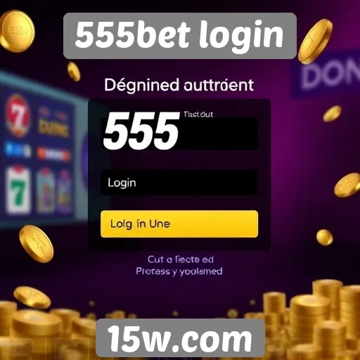 Avaliação da experiência de login no site 555bet